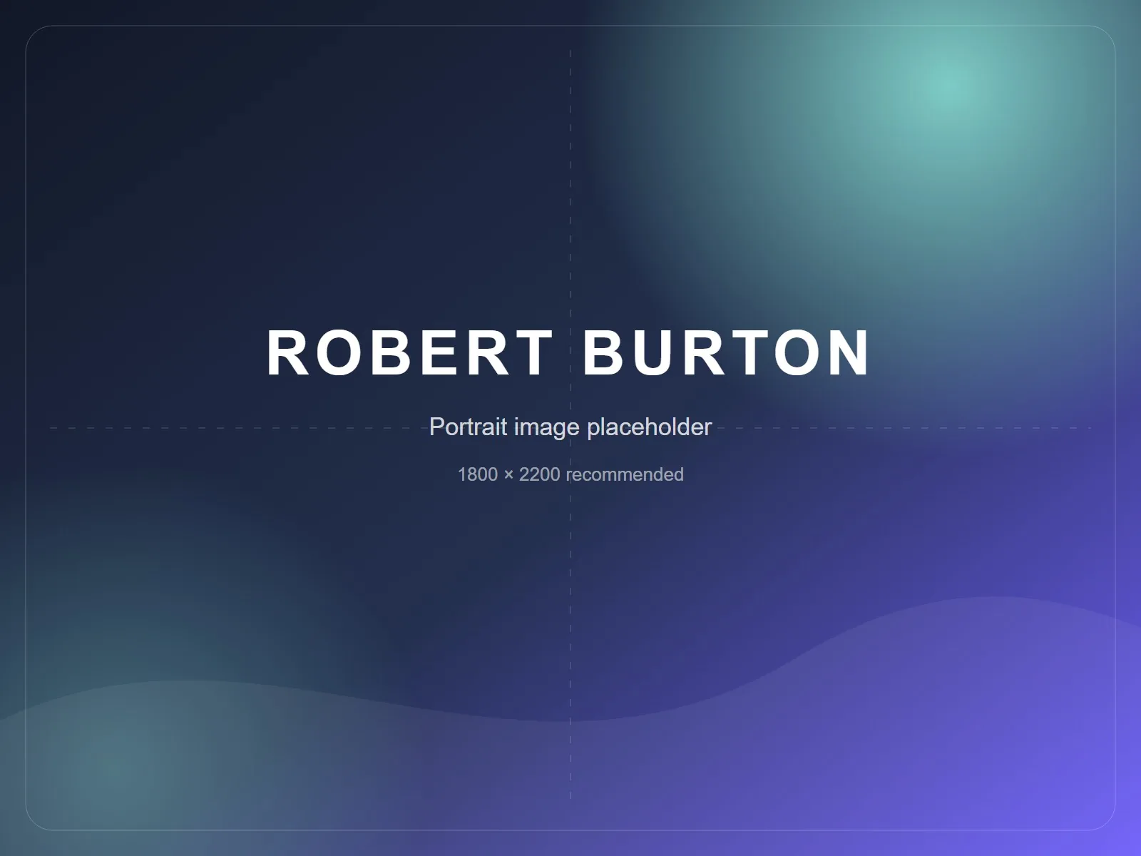 Placeholder for a portrait of Robert Burton